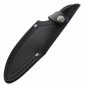 Preview: Nieto belt knife with black blade olive wood
